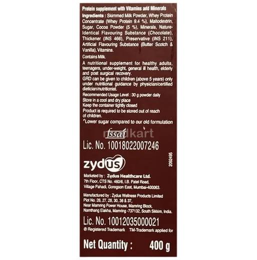 grd powder choco powder 400 gm